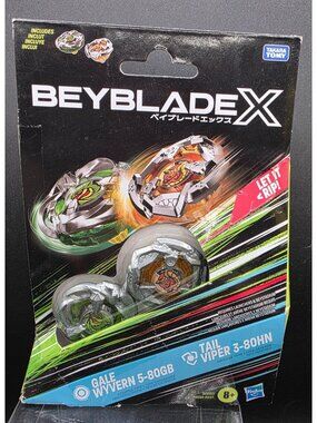 Beyblade X Gale Wyvern 5-80GB & Tail Viper 3-80HN Starter Set